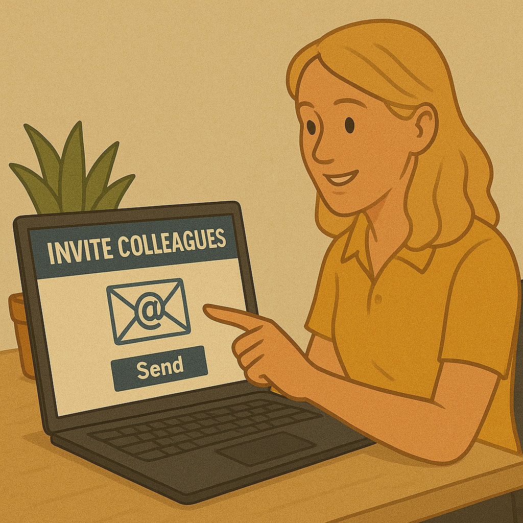 Step 2 - Invite colleagues