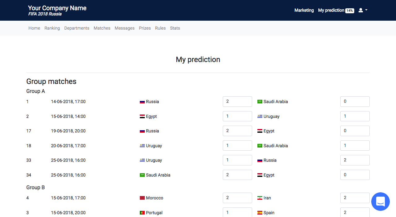Fantasy Football World Cup 2018 - World Cup 2026